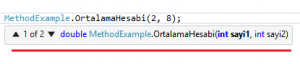 Csharp Method Overload